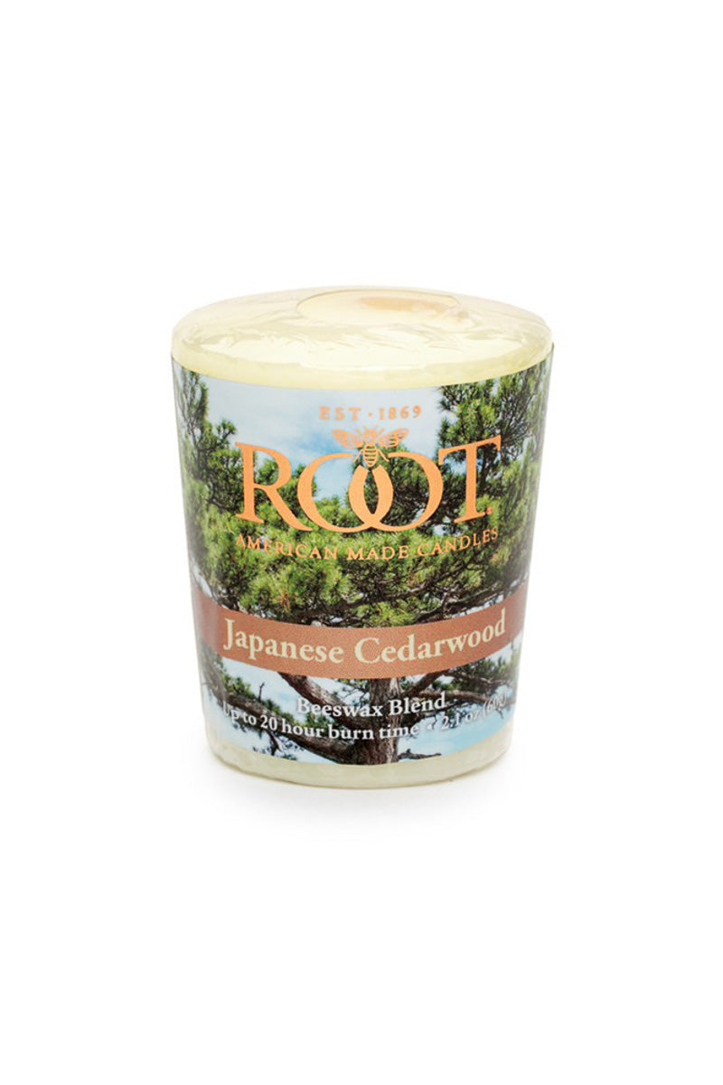 Root Candle Votive Japanese Cedarwood