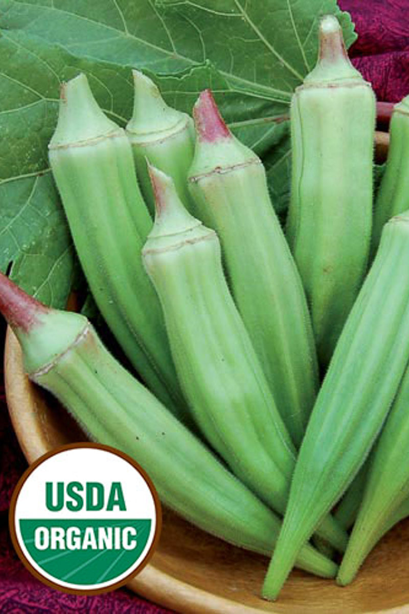 Seed Savers Clemson Spineless Organic Okra