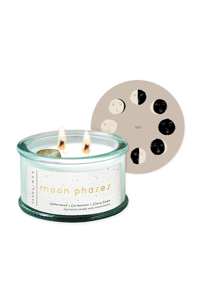 Seedlings Moon Phases Candle