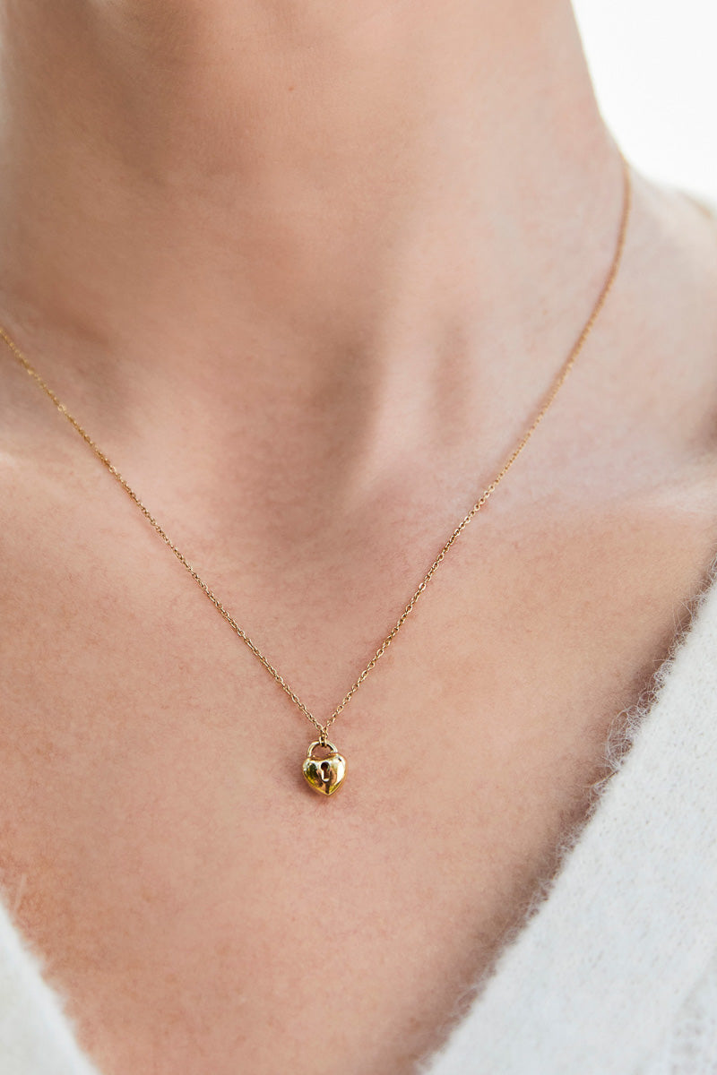 Spartina Splash Collection Locked in Love Necklace 16"