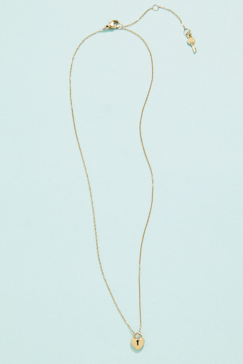 Spartina Splash Collection Locked in Love Necklace 16"