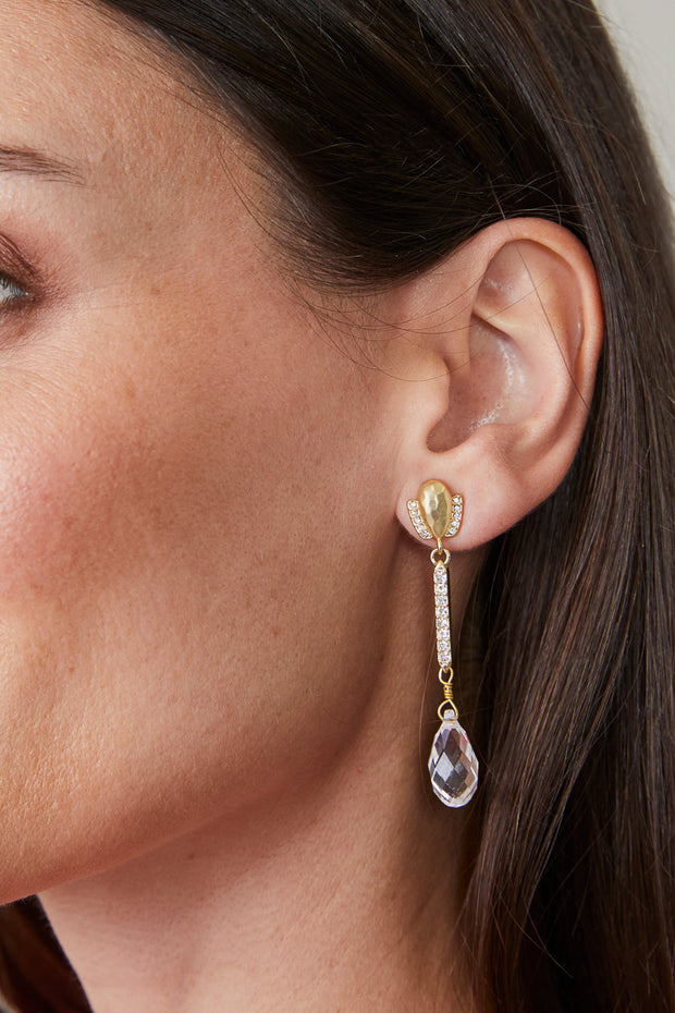 Spartina Swanky Dangle Earrings Crystal