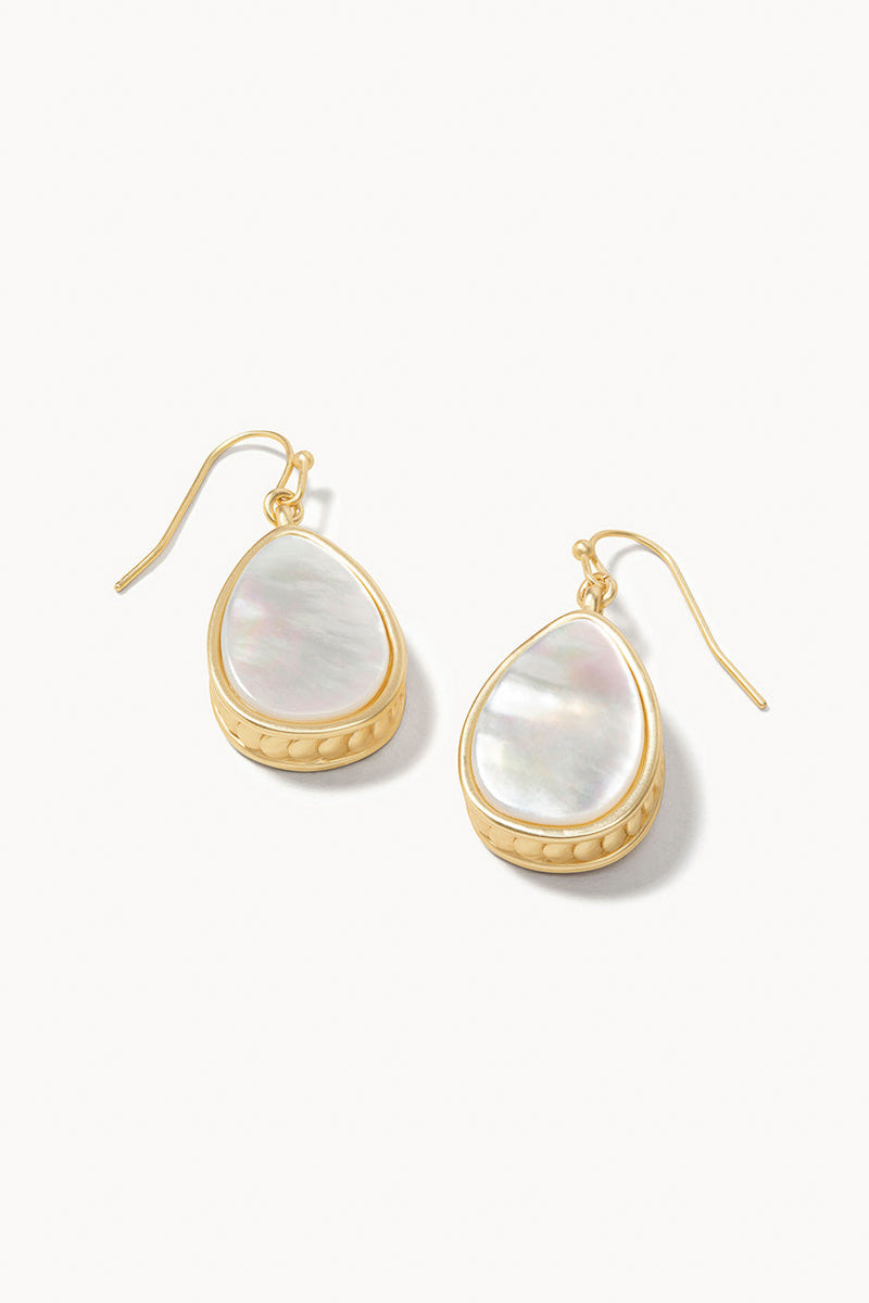 Spartina Naia Teardrop Earrings Pearlescent
