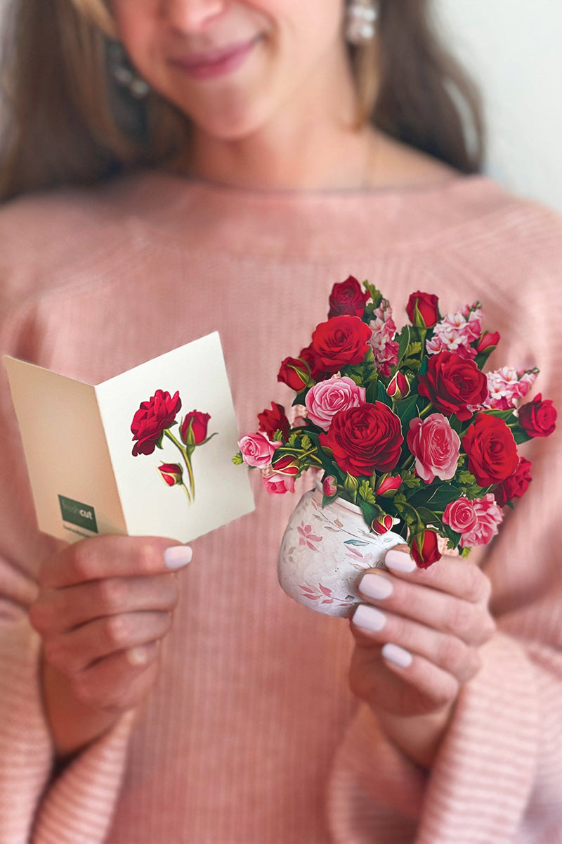 FreshCut Paper Mini Blooming Roses