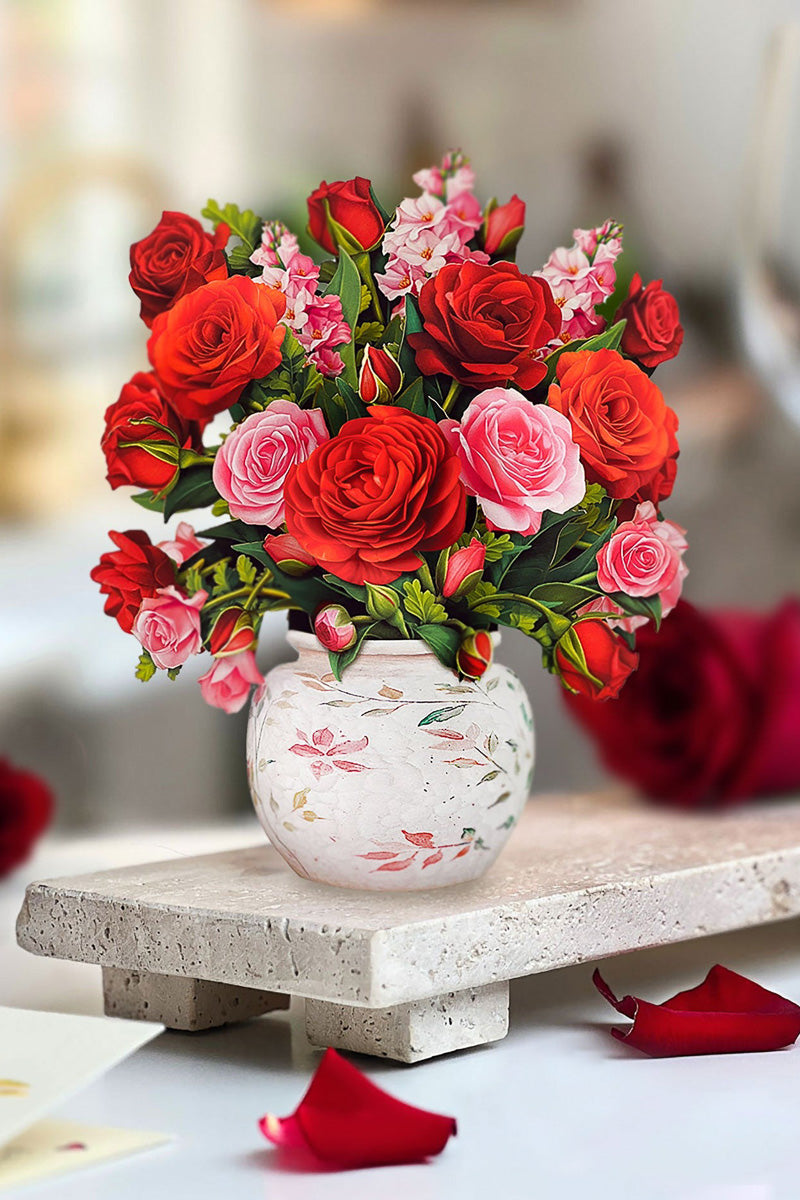 FreshCut Paper Mini Blooming Roses