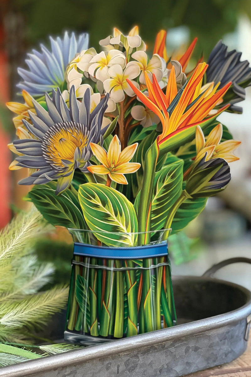 FreshCut Paper Tropical Bloom Bouquet