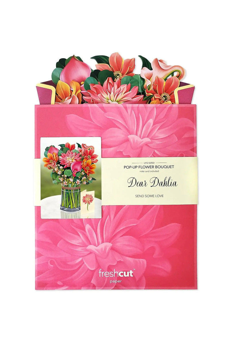 FreshCut Paper Dear Dahlia New Vase