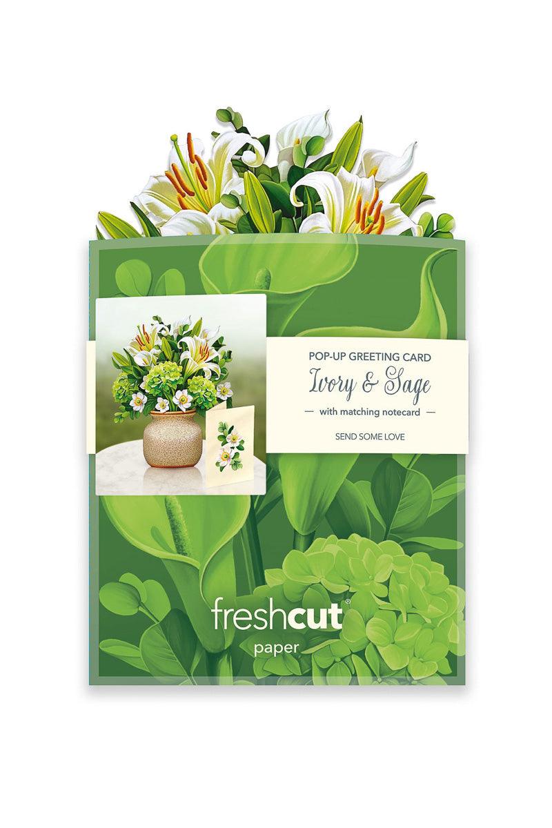 FreshCut Paper Mini Ivory & Sage