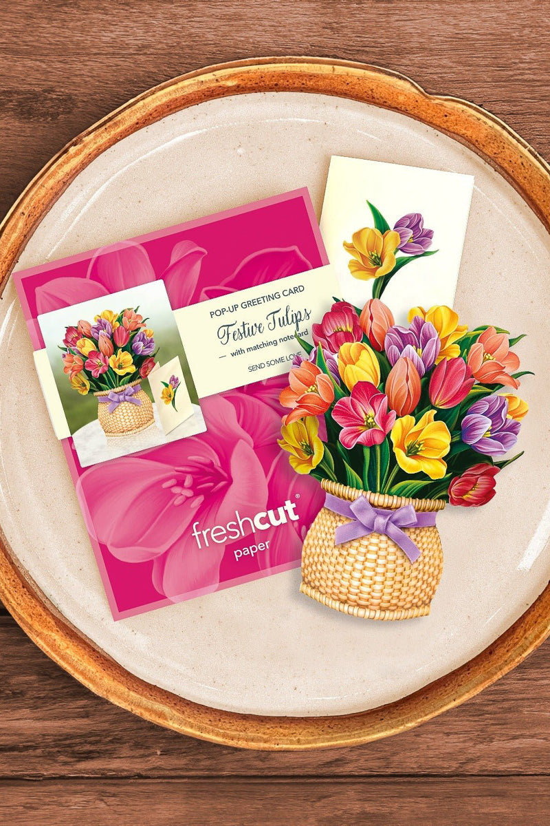 FreshCut Paper Mini Festive Tulips