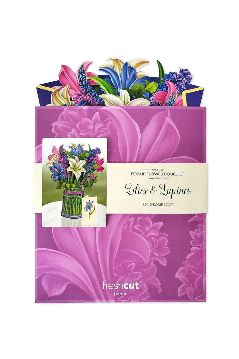 FreshCut Paper Lilies & Lupines
