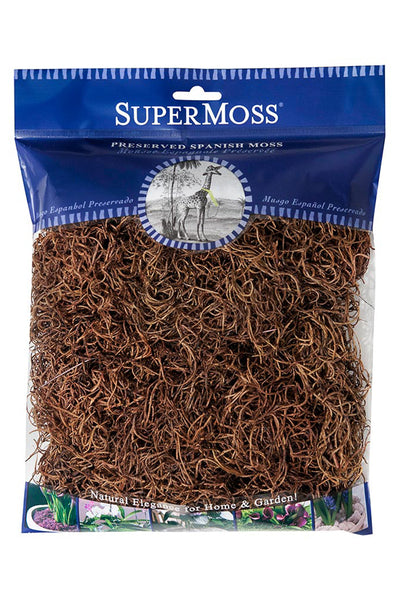 SuperMoss Preserved Spanish Moss Coffee 8 oz