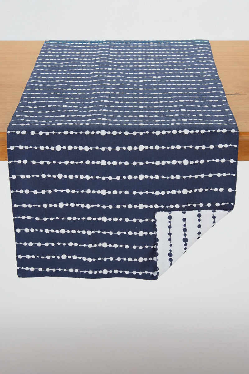 Reversible Bubble Band Table Runner 72"