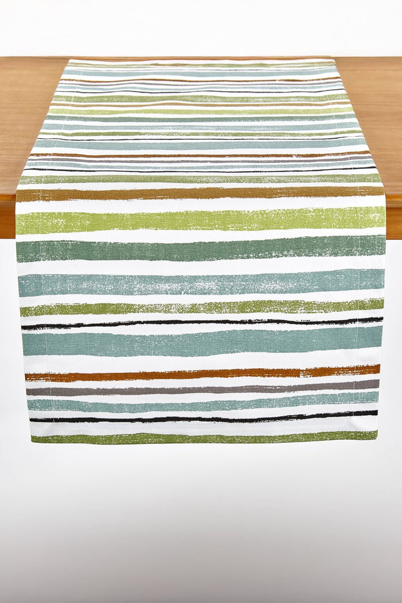 Golden Stripe Table Runner 72"