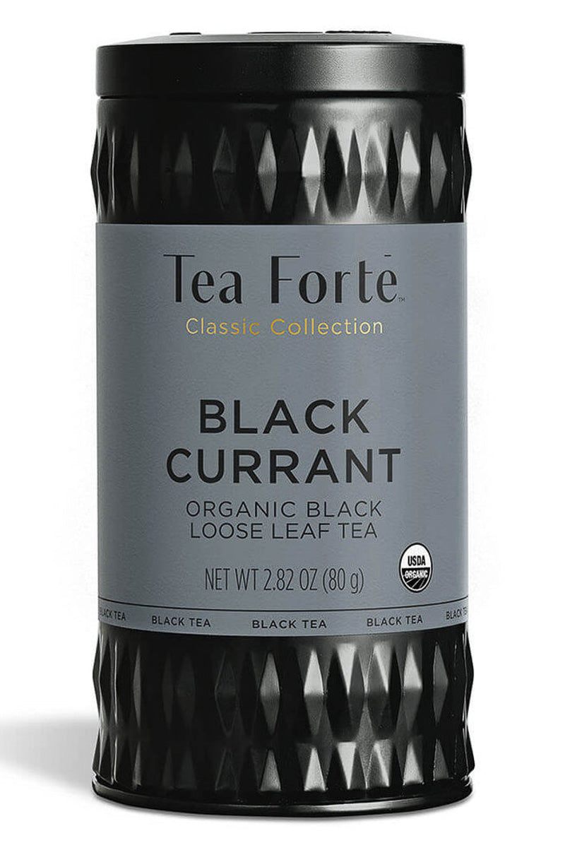 Tea Forte Loose Leaf Tea Canister Black Currant