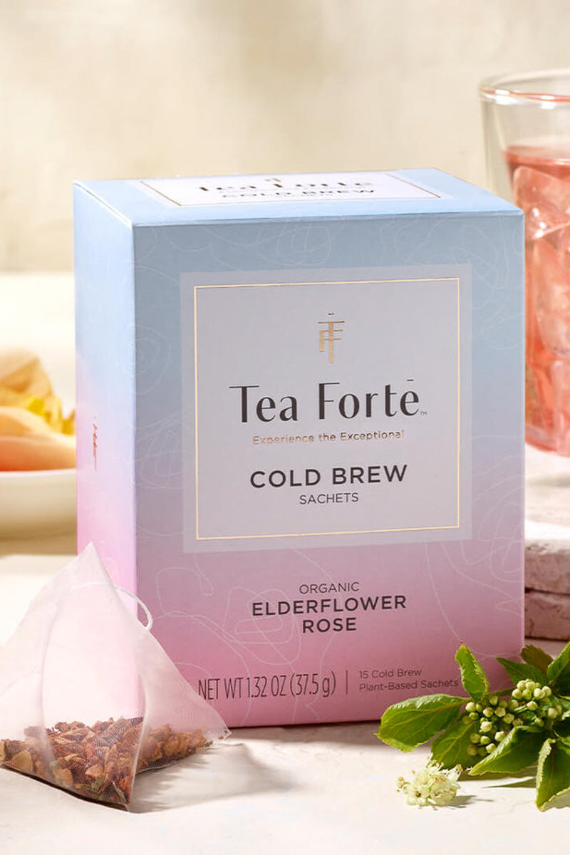 Tea Forte Cold Brew Tea Elderflower Rose