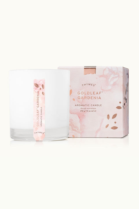 Thymes Goldleaf Gardenia Candle