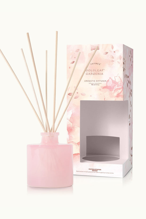 Thymes Goldleaf Gardenia Petite Aromatic Diffuser