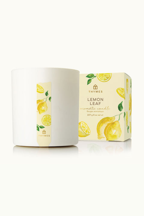 Thymes Lemon Leaf Poured Candle