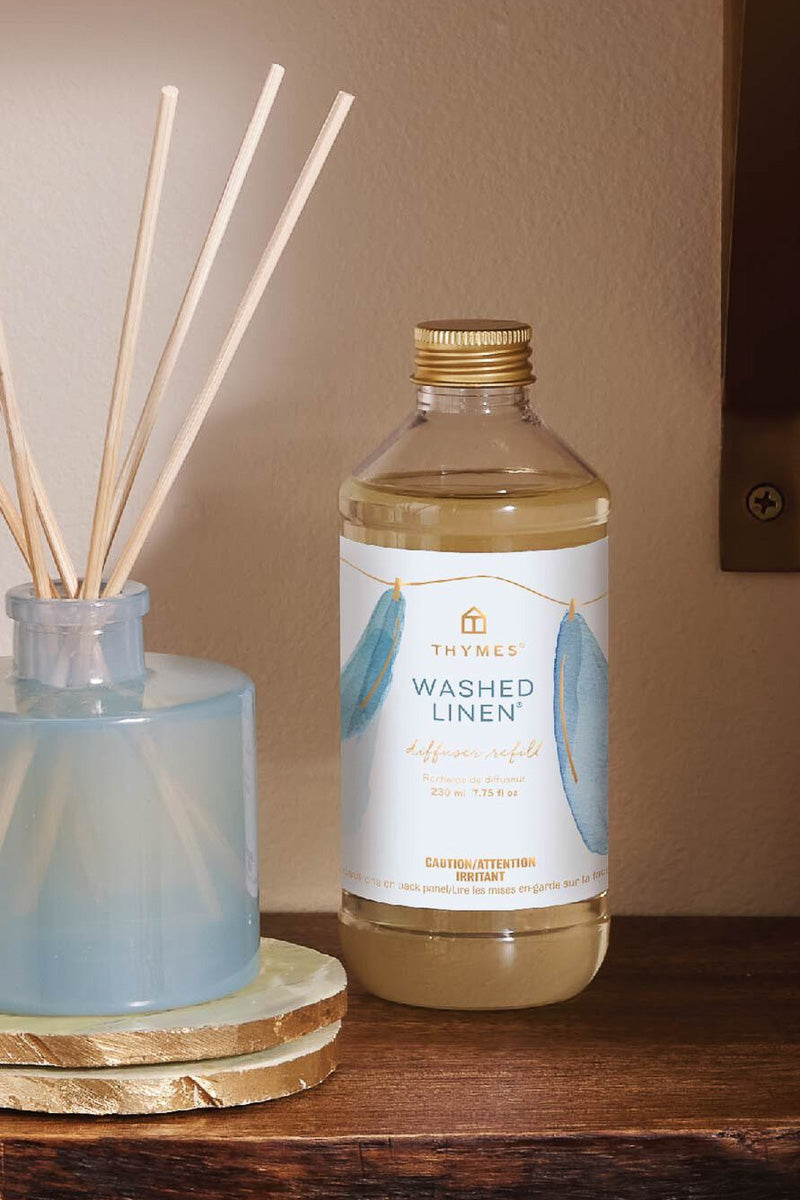 Thymes Washed Linen Reed Diffuser Refill