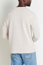 Toad & Co Men's Nord Reversible Long Sleeve Henley Salt Large