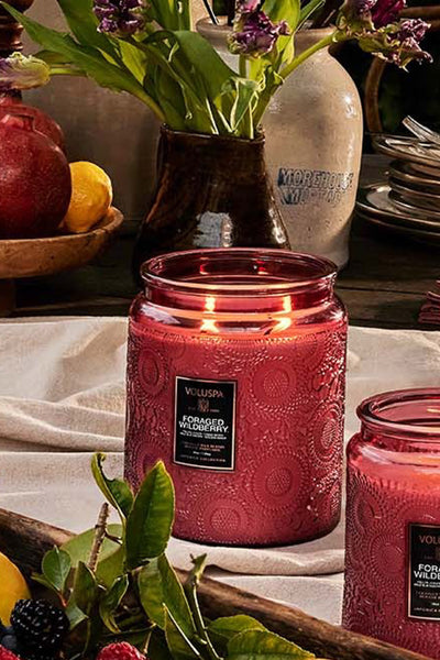 Voluspa Foraged Wildberry Large Jar Candle