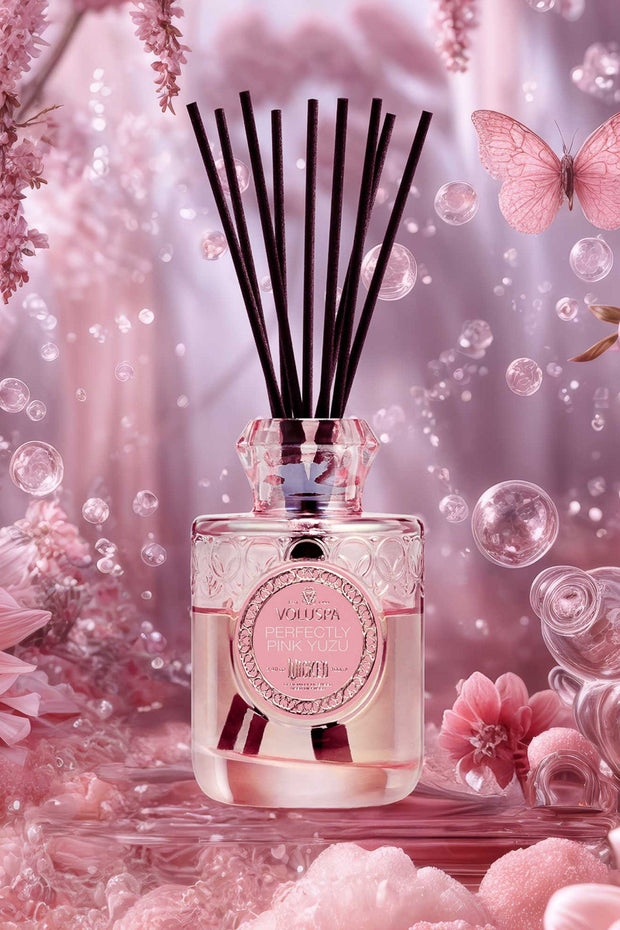 Voluspa Perfectly Pink Yuzu Reed Diffuser