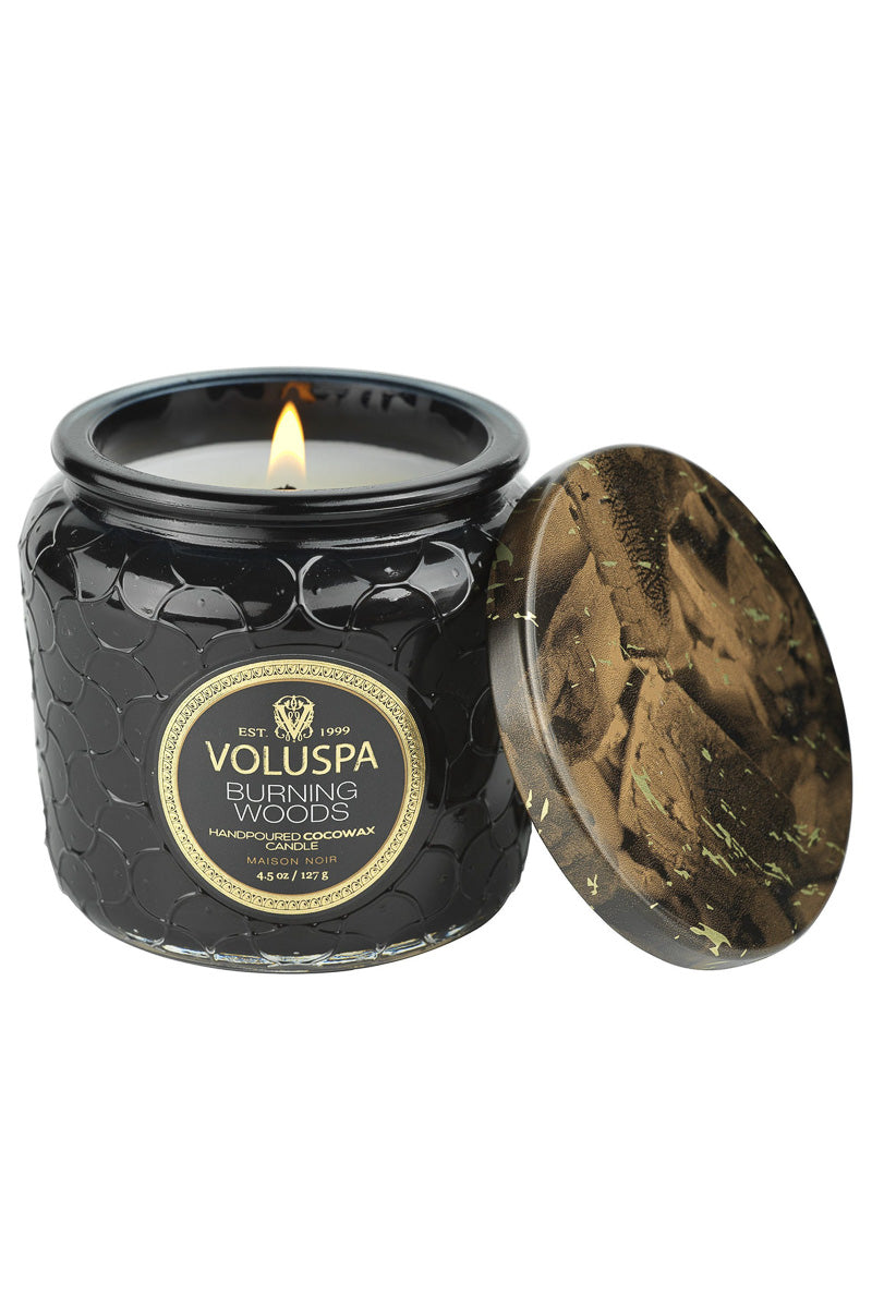 Voluspa Burning Woods Petite Jar Candle