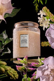 VOLUSPA | Jasmine Midnight Blooms | Large Jar Candle