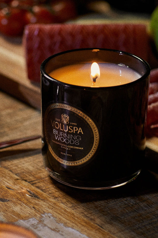 VOLUSPA | Burning Woods | Classic Candle