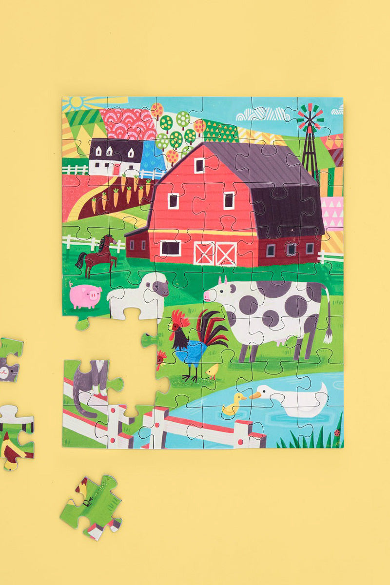Werkshoppe Puzzle Snax Farm Friends 48 Pieces