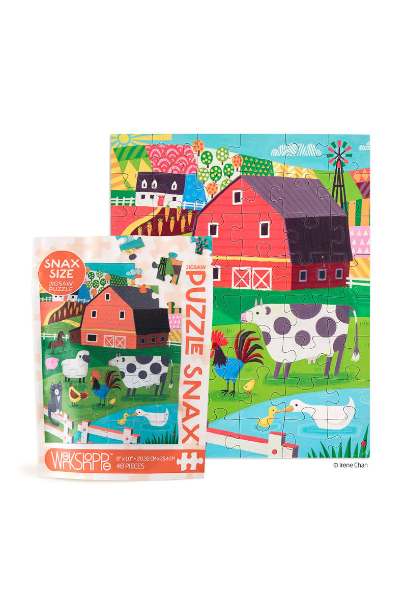 Werkshoppe Puzzle Snax Farm Friends 48 Pieces