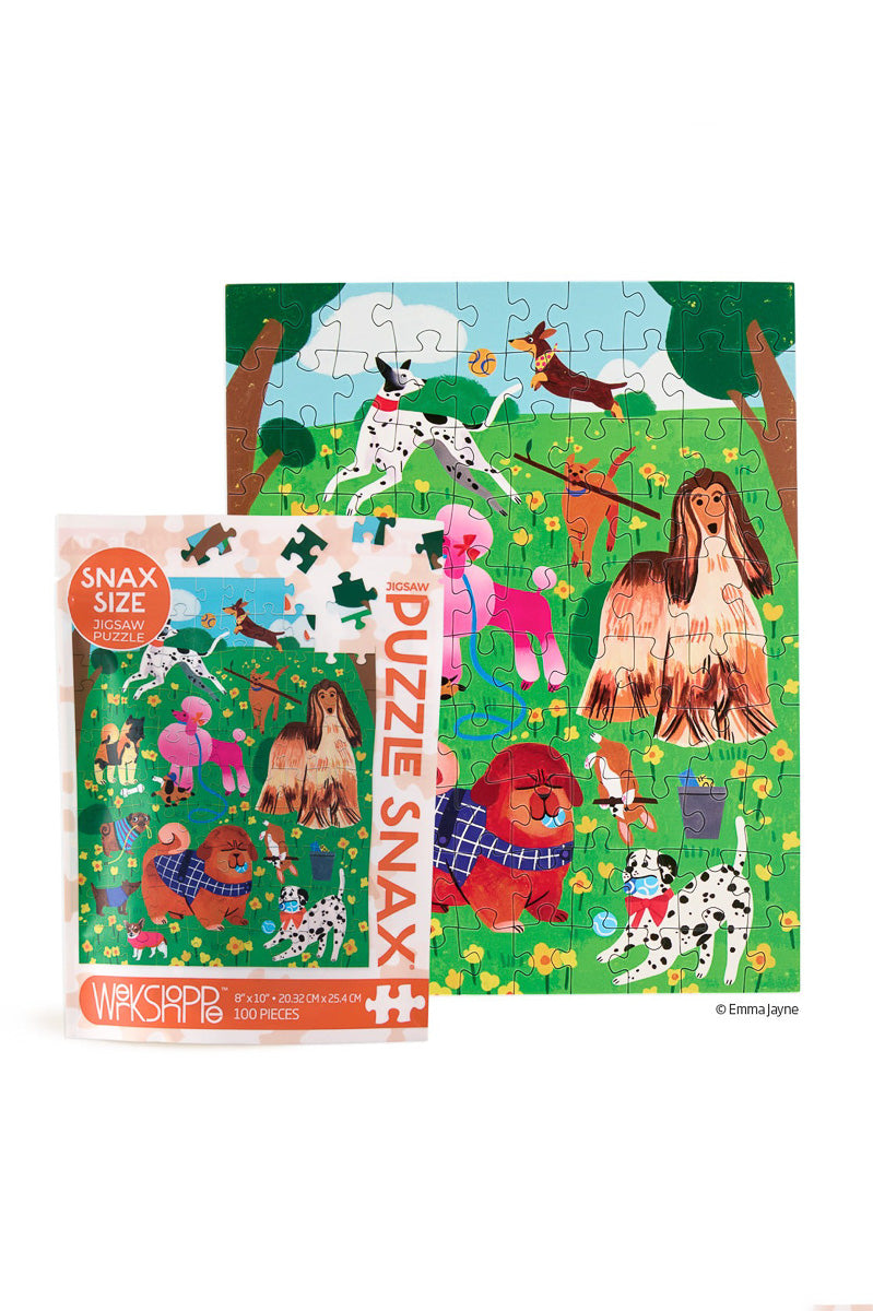 Werkshoppe Puzzle Snax Puppy Park 100 Pieces