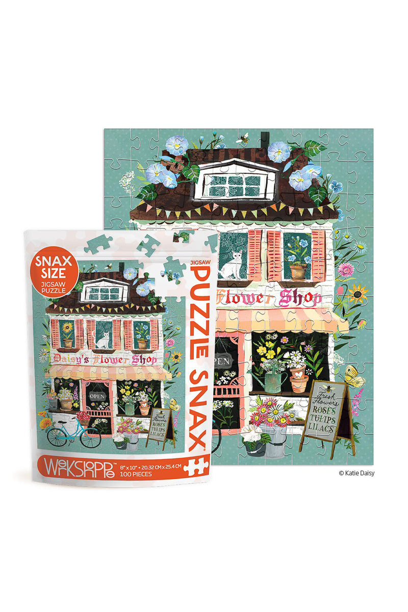 Werkshoppe Puzzle Snax Daisy's Flower Shop 100 Pieces