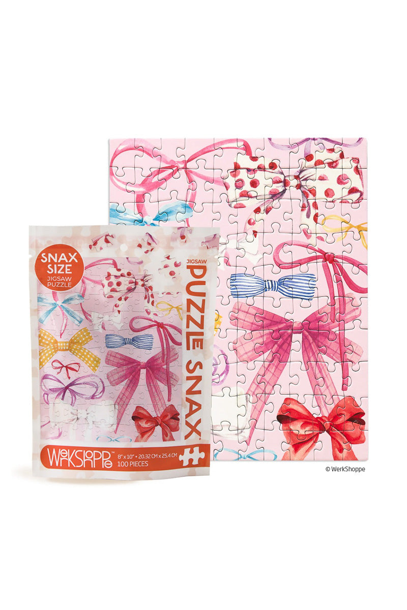 Werkshoppe Puzzle Snax Ribbons & Bows 100 Pieces