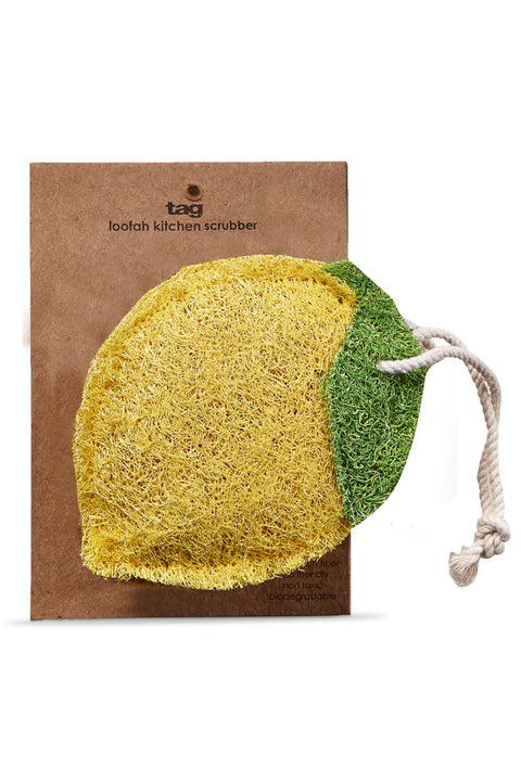 Lemon Loofah Kitchen Scrubber