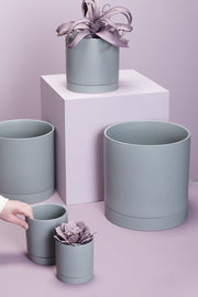 Pot, Romey 5"X 5.75" Grey