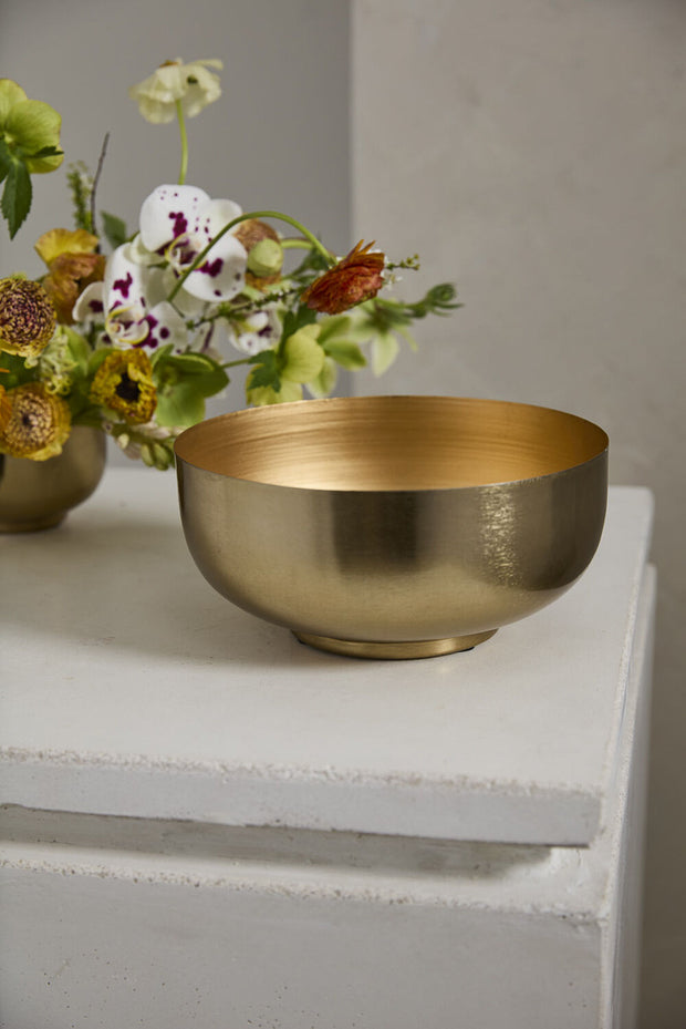 Roz Metal Bowl 8"X6.25"