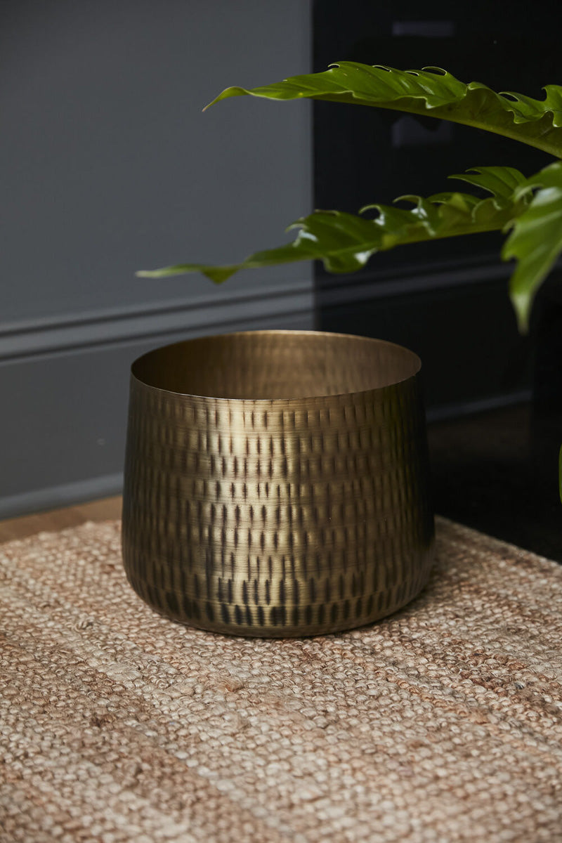 Jardin Metal Pot 10"x 7.5"