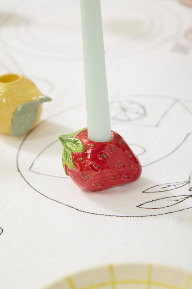 Strawberry Candleholder 3"x 2.25"x 2"