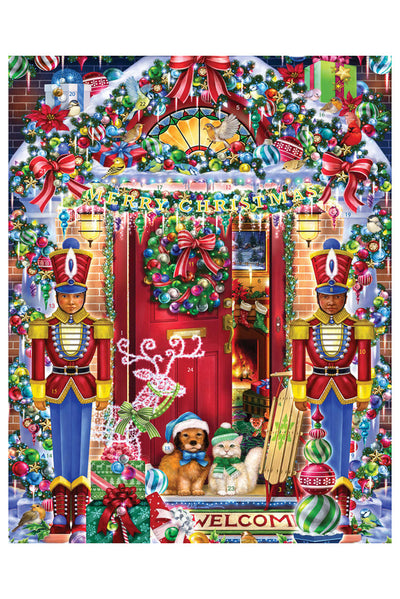 ADVENT CALENDAR, XMAS DOORWAY