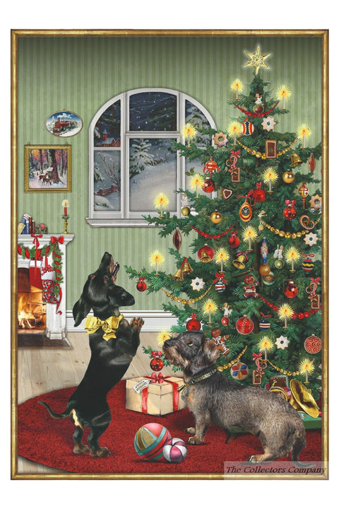 ADVENT CALENDAR, FESTIVE DOGS