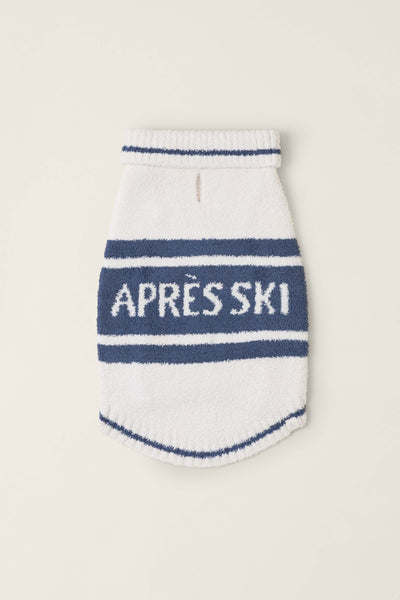 CozyChic Apres Ski Pet Sweater Lakeside Cream MD