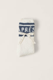 CozyChic Apres Ski Socks Cream Lakeside L/XL