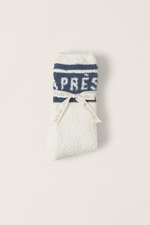 CozyChic Apres Ski Socks Cream Lakeside S/M