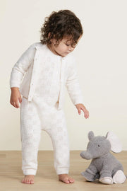 Barefoot Dreams Cozy Chic Elephant Buddie Toy Warm Gray-Stone