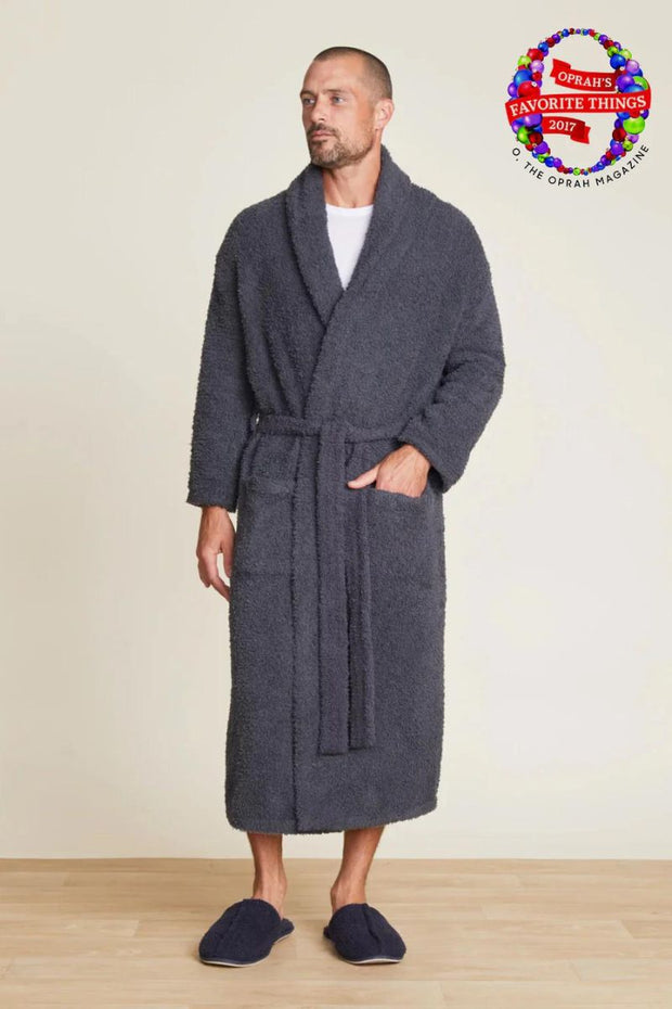 CozyChic Adult Robe Slate Blue 02