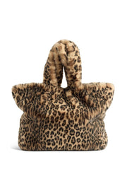 Fabulous Furs Faux Fur Le Mink Tote Leopard