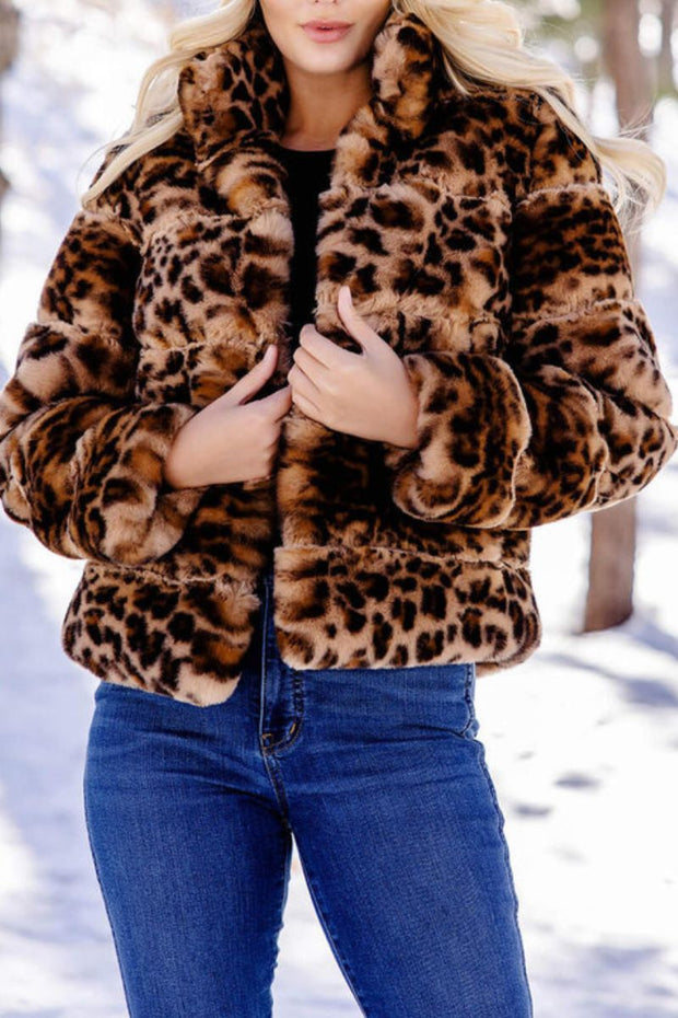 Fabulous Furs Faux Fur Posh Jacket Extra Large Leopard