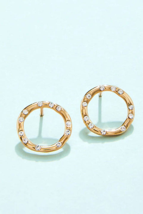 Spartina Endless Stud Earrings Crystal