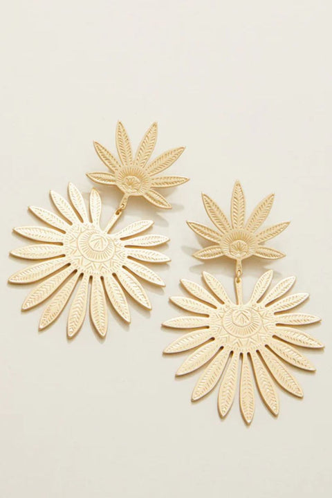 Spartina Palmetto Earrings Gold